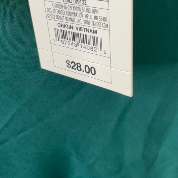 A New Day - Emerald Green Satin-like Dress Size M - Picture 10 of 14